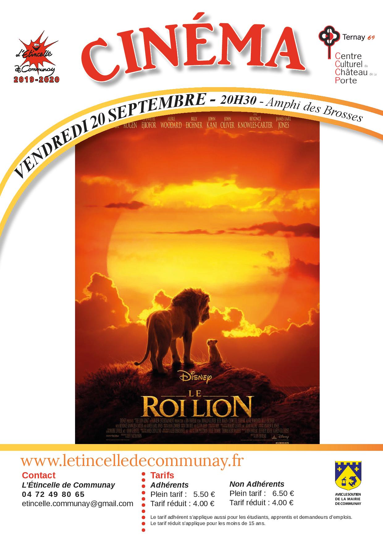 Cinéma : Le Roi Lion