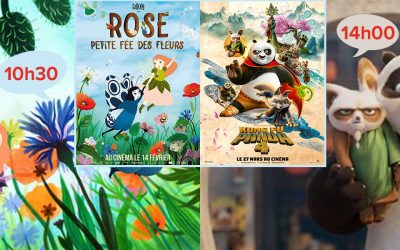 Cinéma pour enfants : 10h30 et 14h