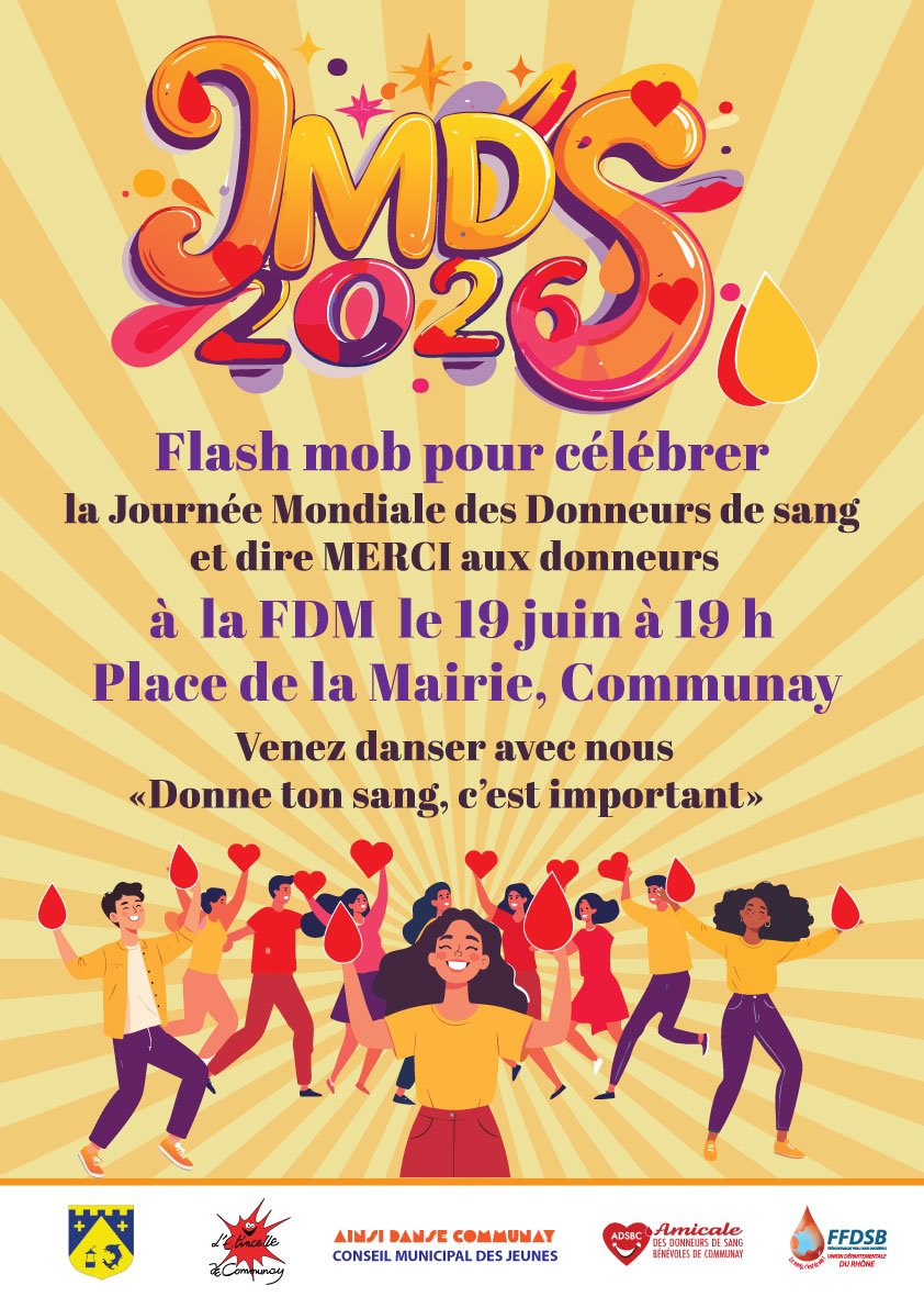 Flash Mob JMDS Don de sang, c'est important