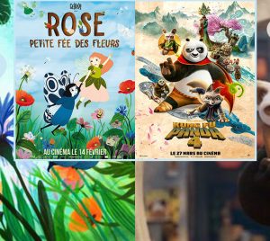 2 films pour enfants : Rose, petite fée des fleurs à 10h30 et Kung Fu Panda 4 à 14h